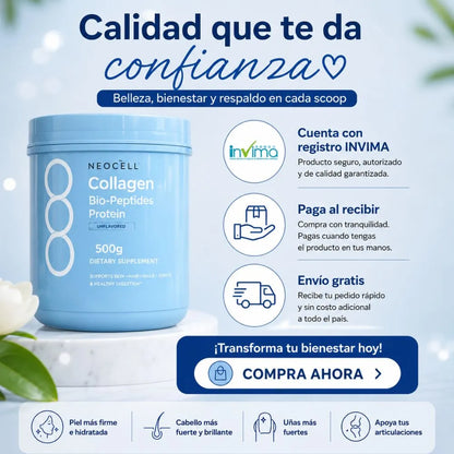 COLLAGEN NEOCELL | Para Una Apariencia Más Joven, Firme y Saludable